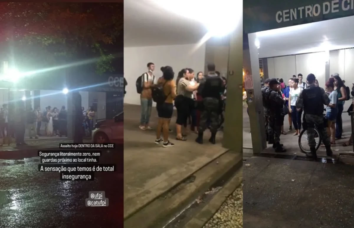 Criminoso invade sala de aula da UFPI e tranca alunos e professora durante assalto
