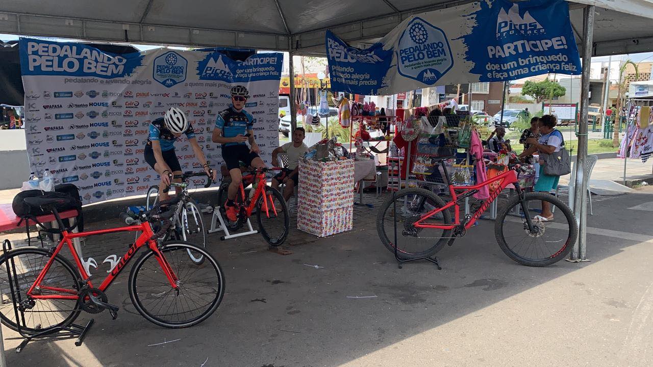 Pedalando pelo bem vai arrecadar brinquedos no dia das crianças em Picos
