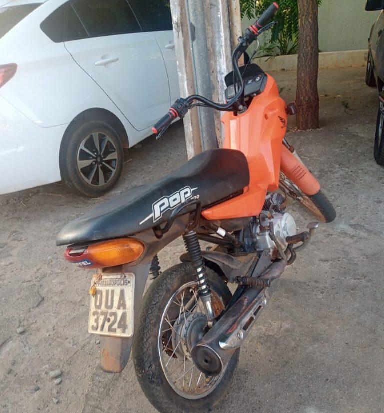 GPM de Itainópolis prende homem suspeito de furtar motocicleta