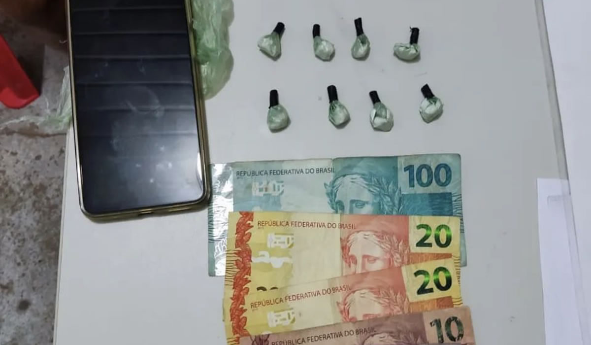 Menor é flagrado com cocaína na zona rural de Picos