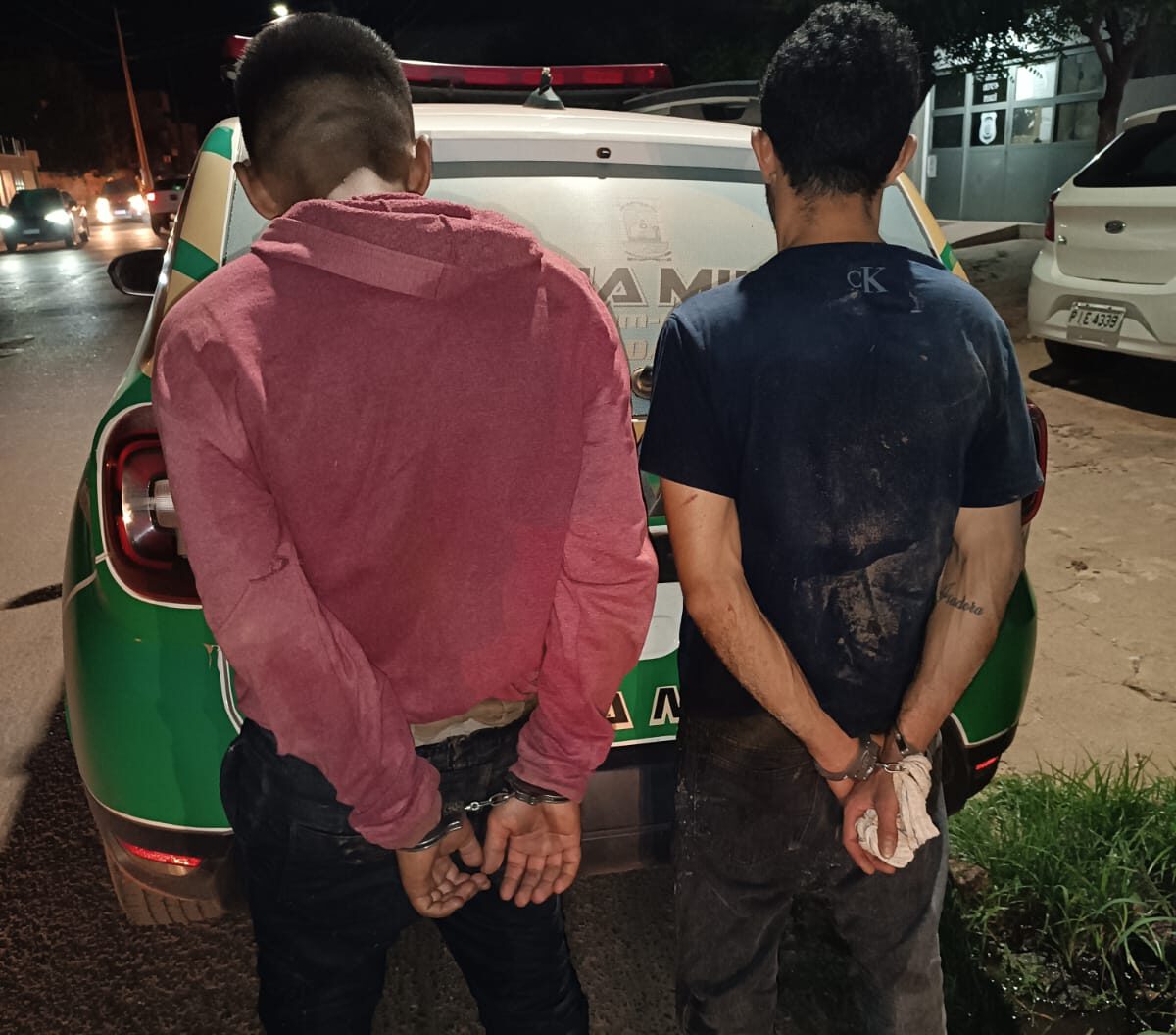 GPM de Itainópolis prende dupla suspeita de roubar comércio na zona rural