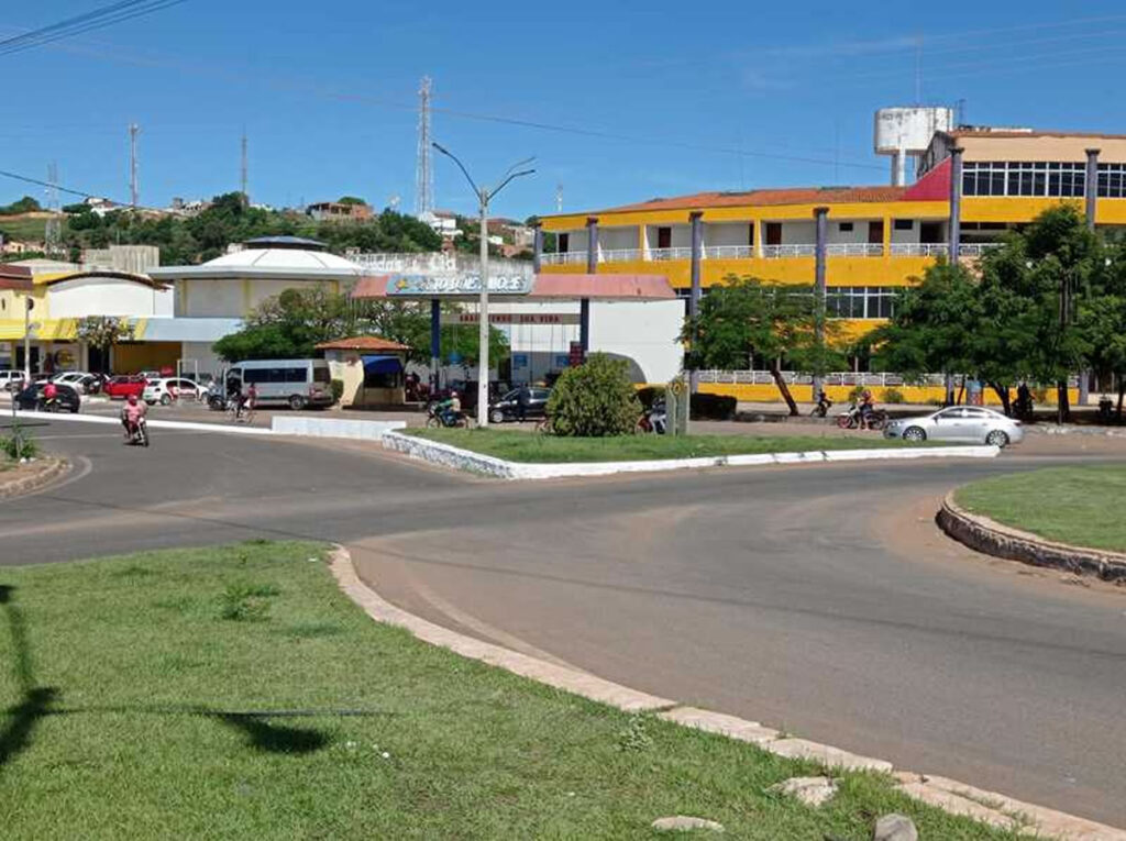 Balão do bairro Bomba, localizado na BR-316 em Picos