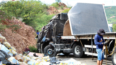 Acidente na "ladeira do S", na BR-316 em Marcolândia - Foto: CidadesnaNet