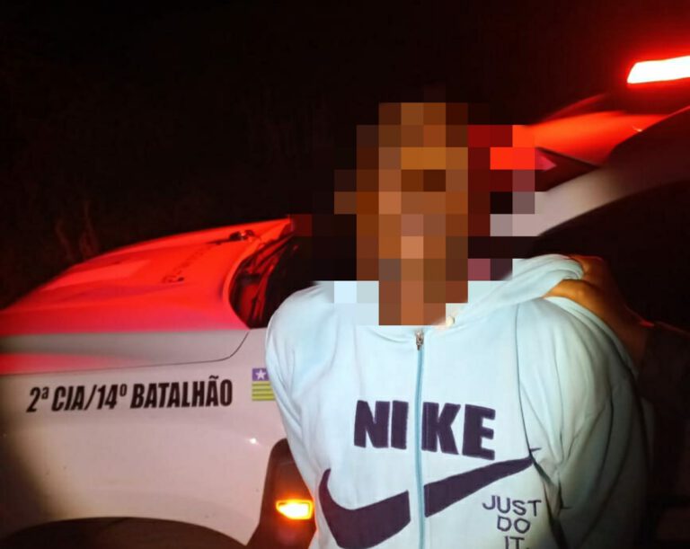 Suspeito de assassinato é preso pela Força Tática em Simplício Mendes