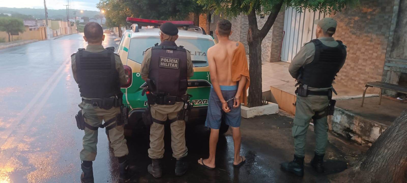 Polícia prende homem suspeito de participação em assalto na zona rural de Itainópolis