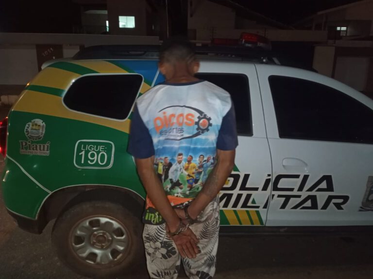 Em Itainópolis, polícia cumpre mandado de prisão contra suspeito de praticar vários furtos e roubos no município