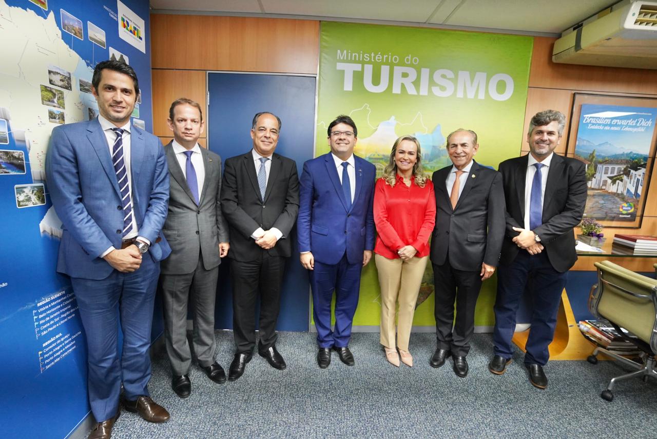 Pablo Santos cumpre agenda em Brasília com o governador Rafael Fonteles