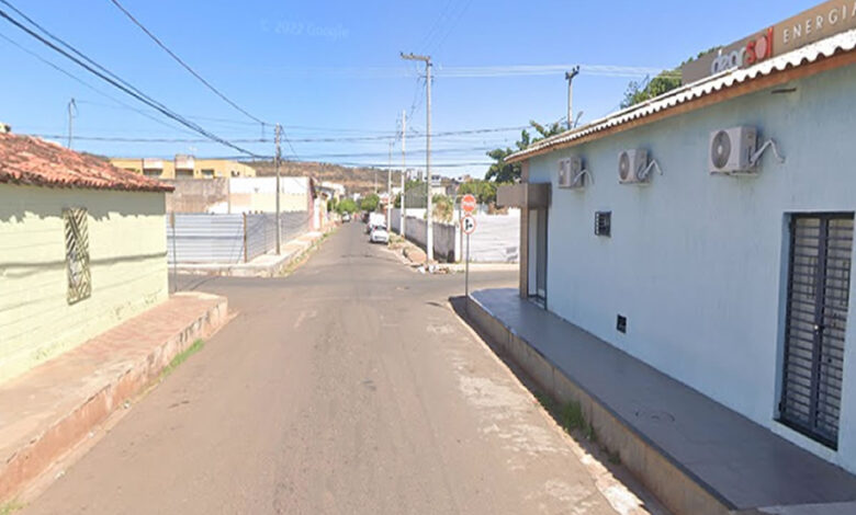 Rua Osvaldo Cruz, no centro de Picos