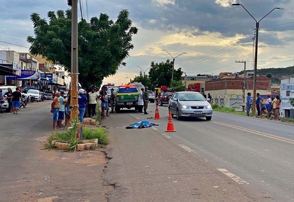 Identificado jovem que morreu atropelado em acidente na BR-316, em Picos