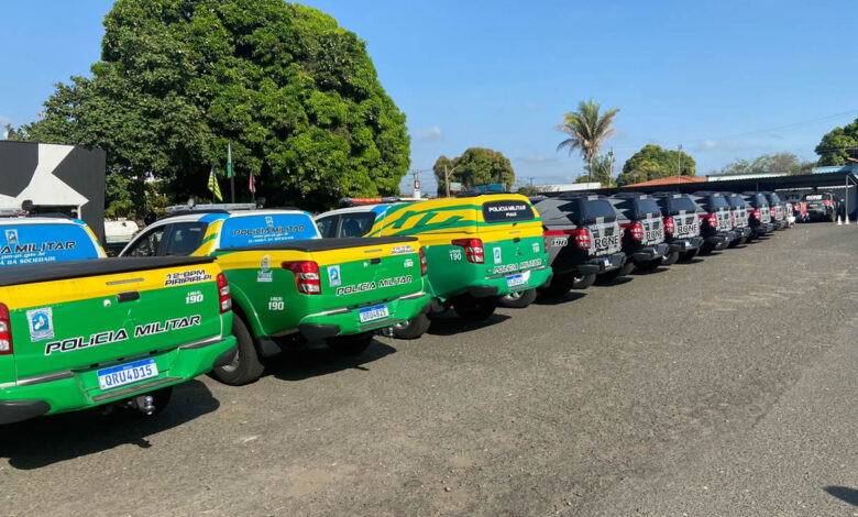 Governador entrega 42 viaturas para a Segurança Foto: Polícia Militar