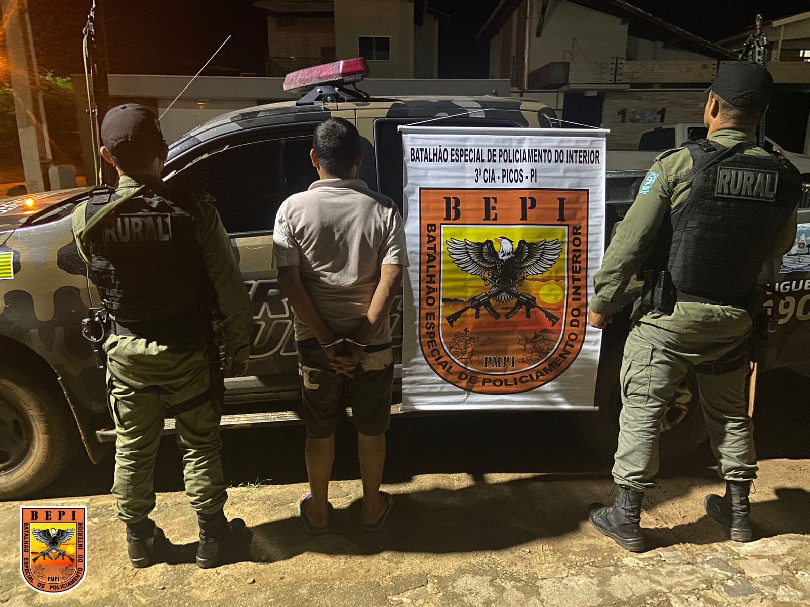 Foragido da Major César é capturado pela PM na zona rural de Picos