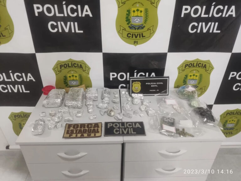 Operação Cerne: polícia apreende grande quantidade de drogas e realiza prisão em Picos