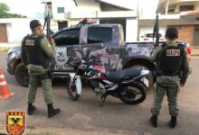 Polícia apreende moto com adulterações em Picos - PM-PI