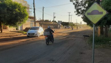 Rodovia PI 238, trecho urbano no bairro Ipueiras em Picos