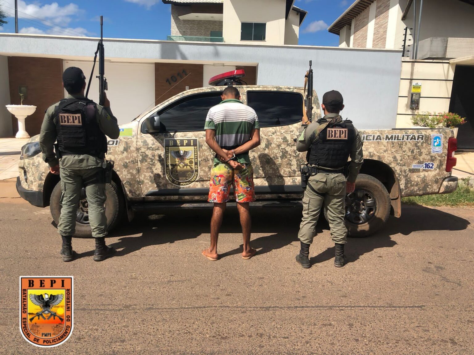 BEPI prende em Picos suspeito de assassinar homem na zona rural de Monsenhor Hipólito