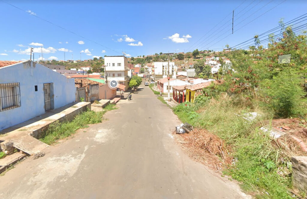 Rua São João, no bairro São José, em Picos