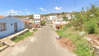 Rua São João, no bairro São José, em Picos