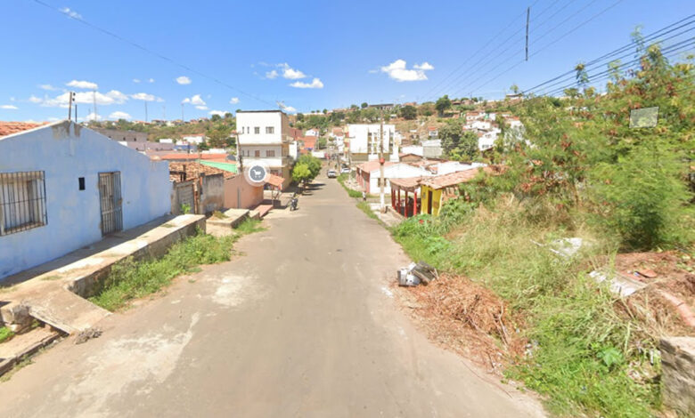 Rua São João, no bairro São José, em Picos