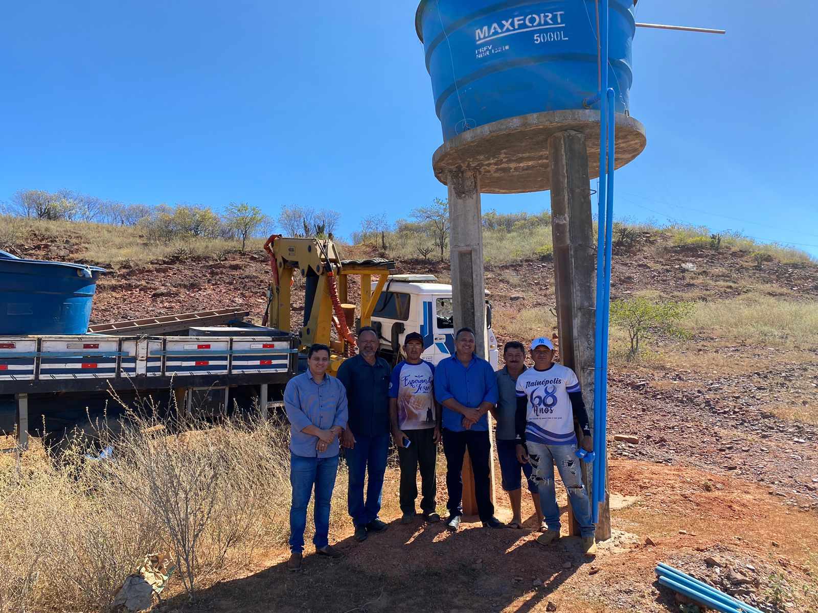 Prefeitura de Itainópolis implanta sistema de abastecimento na Localidade Campestre