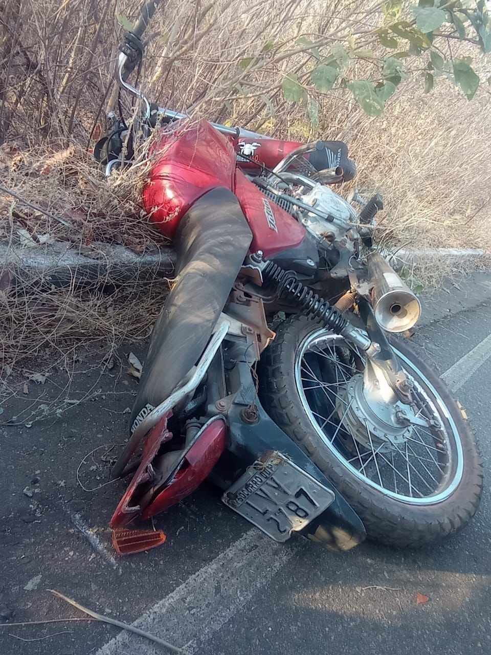 Jovem de Itainópolis morre após grave acidente com moto