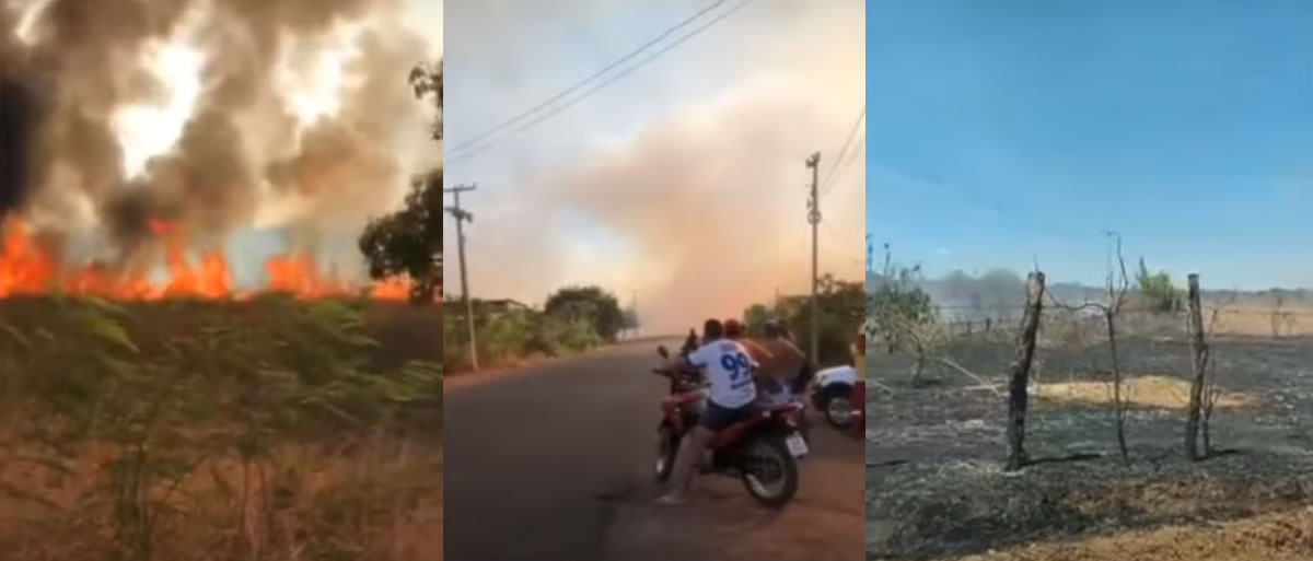 Incêndio de grandes proporções deixa rastro de destruição em Picos e Sussuapara