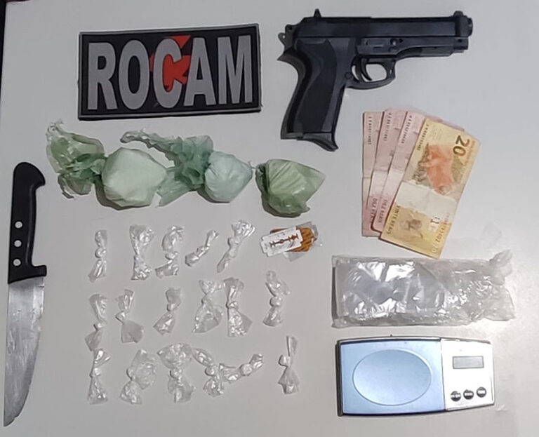 Polícia Militar desmantela ponto de tráfico de drogas no bairro Paroquial