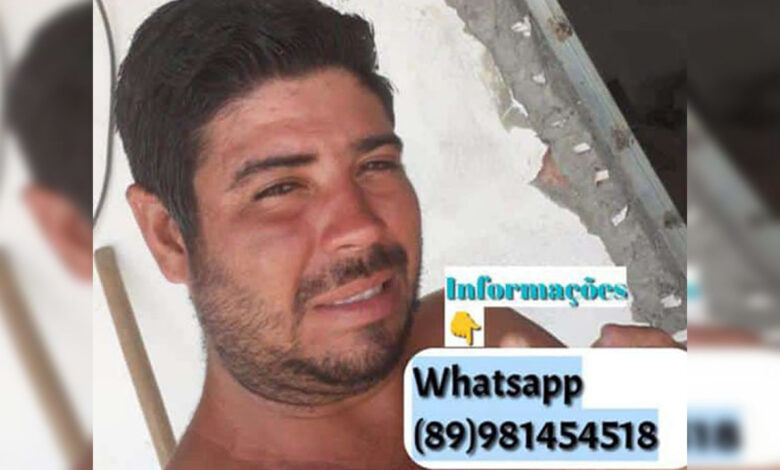 Vidal Andrade Sousa Nascimento está desaparecido, em Picos