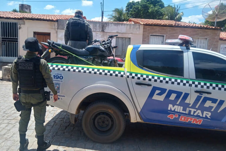 Polícia Militar recupera moto furtada após buscas em cidades do Piauí e Ceará
