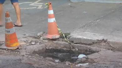 O buraco em janeiro de 2024 - Foto: Vídeo Cidade Verde Picos