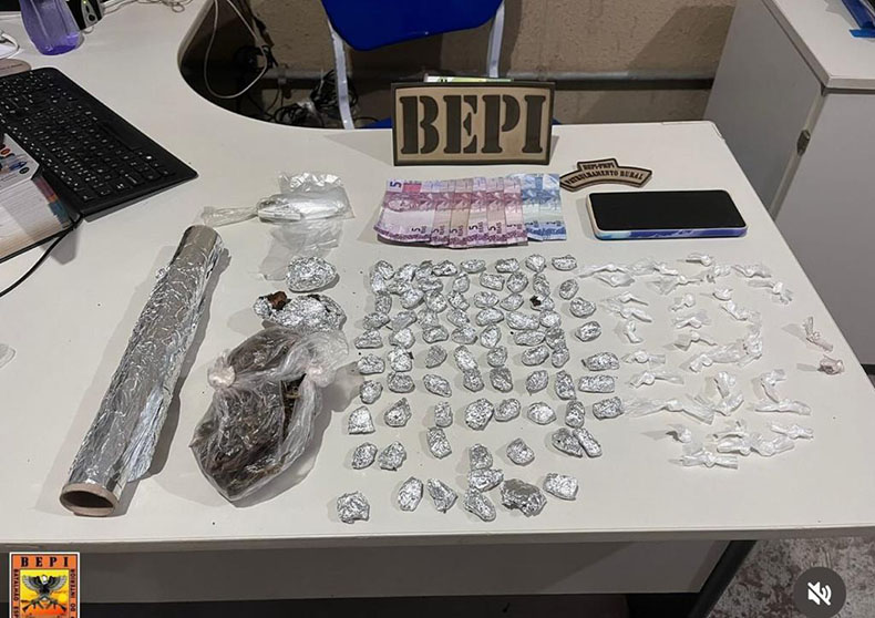 Adolescente de 16 anos é detido com grande quantidade de drogas em Picos