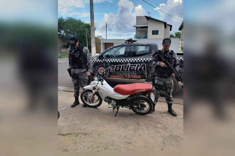 Moto furtada é recuperada no bairro Parque de Exposição em Picos