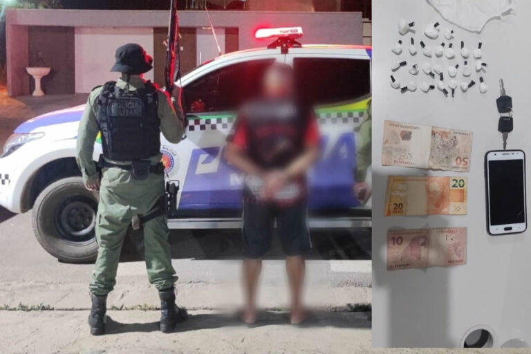 Homem é preso por tráfico de drogas em Santana do Piauí