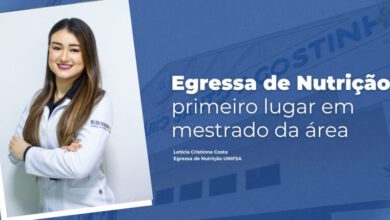 Letícia Cristinne Costa, foi aprovada em primeiro lugar na linha de pesquisa de Nutrição