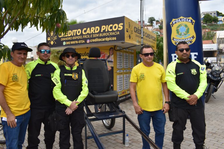 Prefeitura de Picos realiza ações de encerramento da I Semana Municipal do Trânsito de Picos