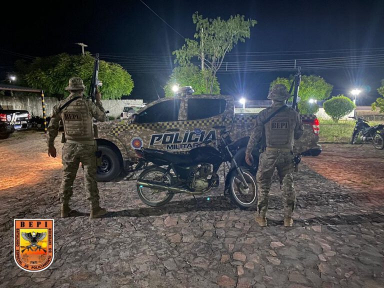 Polícia Militar apreende motocicleta adulterada em Campo Grande do Piauí