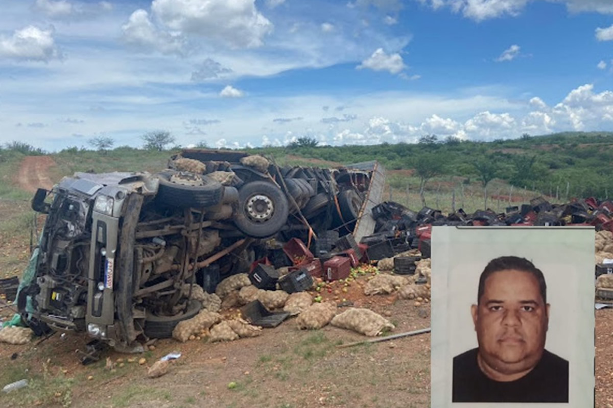 Acidente fatal na BR-407 deixa motorista morto e passageiro ferido em Acauã