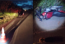 Acidente de moto na PI 245 em Itainópolis - Foto: redes Sociais