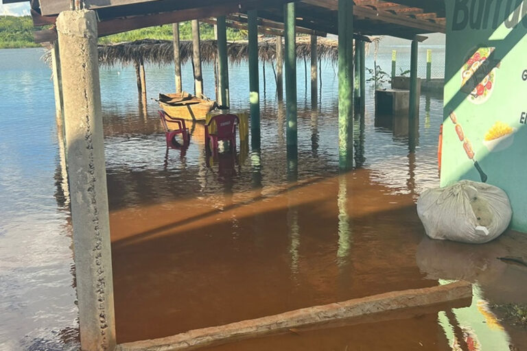 Nível da Barragem de Bocaina preocupa comerciantes em meio a fortes chuvas