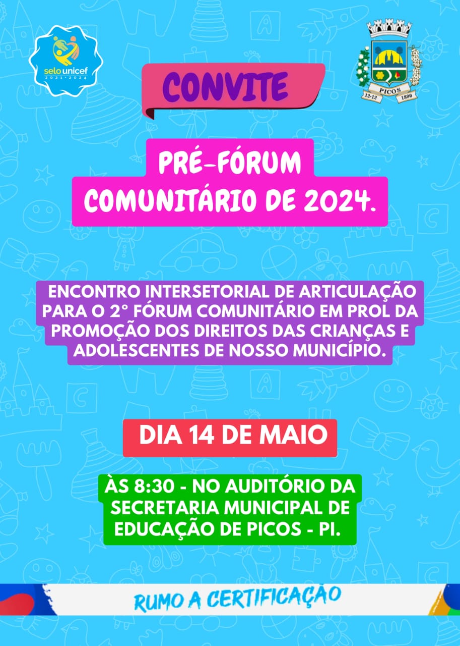 Secretaria de Educação de Picos realiza segundo encontro Pré-Forúm Comunitário de 2024