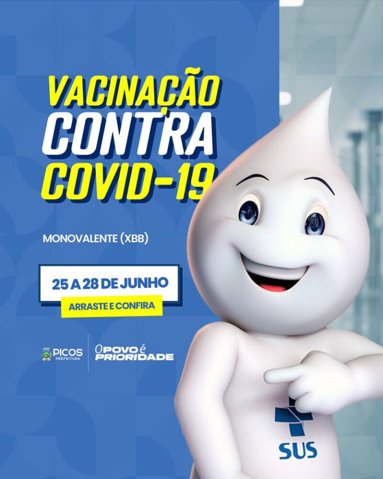 Saúde de Picos promoverá semana de vacinação contra a Covid -19