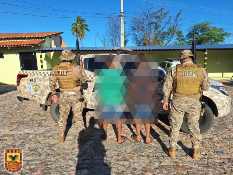 Polícia Militar prende dois jovens por furto de motocicleta em São Julião