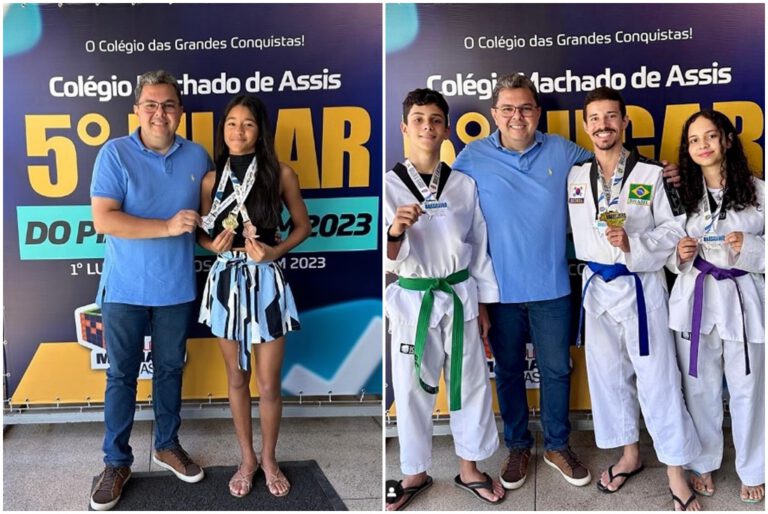 Alunos do Colégio Machado de Assis de Picos conquistam medalhas em torneios esportivos