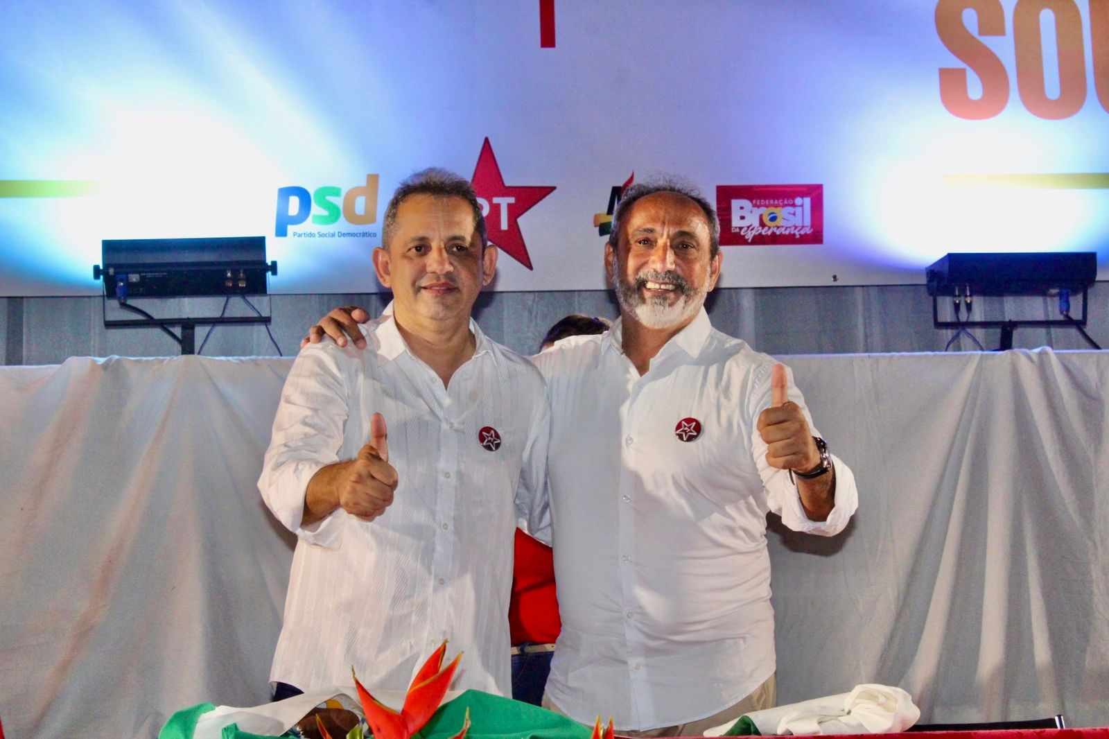 Erivaldo Lopes e Giovan Sousa registram candidaturas a prefeito e vice-prefeito de Santo Antônio de Lisboa