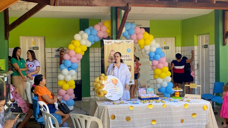 Picos: Equipe do PAIM promove momento interativo com mães e bebês em alusão ao Agosto Dourado