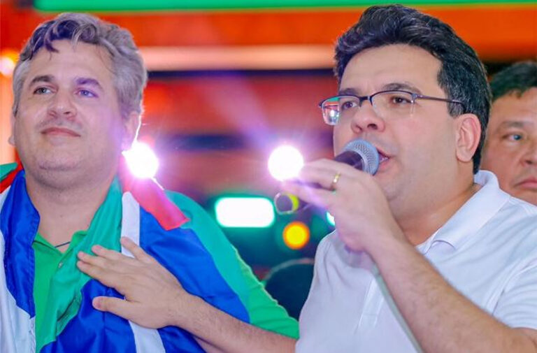 Governador do Piauí participa de caminhada em apoio aos candidatos Dr. Pablo Santos e Xandú Neri