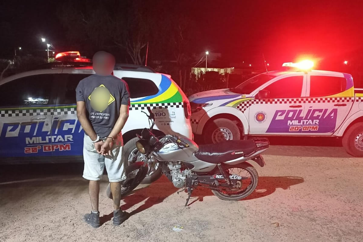 Homem é preso por direção perigosa e embriaguez ao volante em Marcolândia; veículo roubado foi recuperado