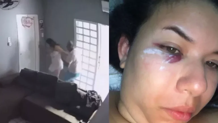 Em mais um vídeo, sargento do Corpo de Bombeiros é flagrado agredindo ex-esposa na frente dos filhos