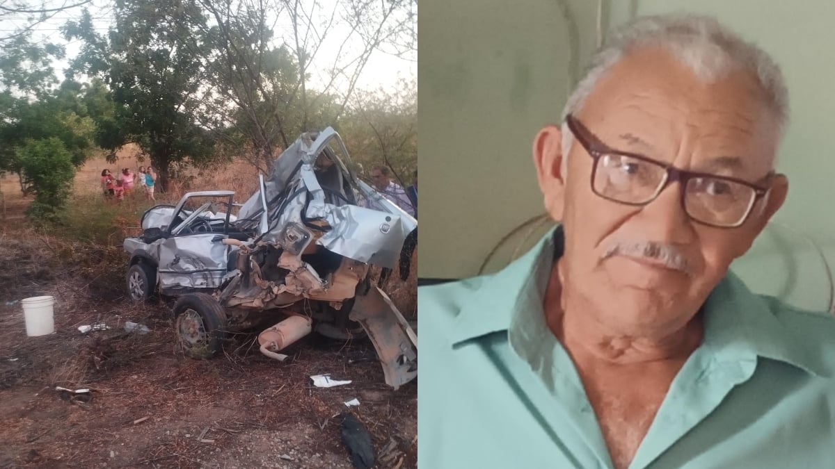 Idoso morre após colisão entre carro e caminhão baú na BR 316 em Francisco Santos