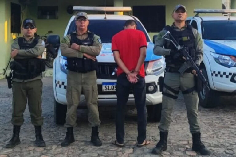 PM prende acusado de assassinato em Alegrete do Piauí horas após o crime