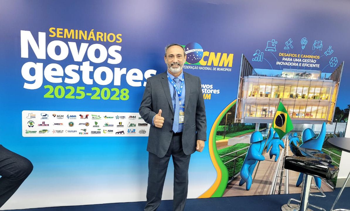 Prefeito eleito de Santo Antônio de Lisboa participa do Seminário Novos Gestores em Brasília